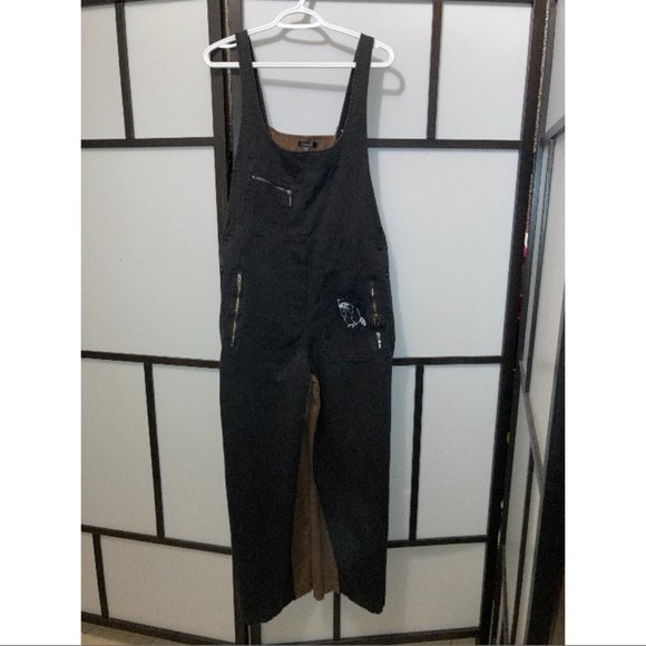 Animale Other - Animale Black & Brown Re-designed Overalls